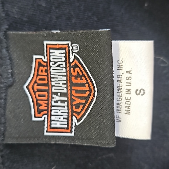 Harley-Davidson Black Tank Top with Red Graphic - Picture 3 of 7